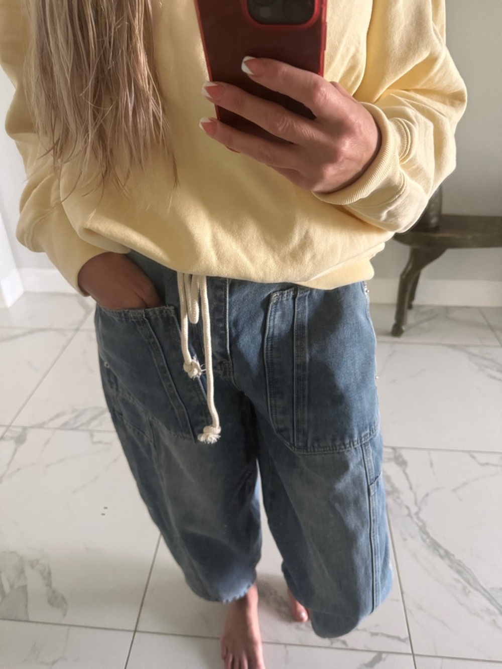 NEW ITEM 🩷 Amber & Aaron Barrel jeans - Picture 5 of 5